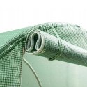 Tunel Ogrodowy Foliowy Szklarnia Na Warzywa Okna Zielony UV 6x3x2M 18M²