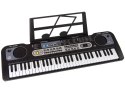 Keyboard z Mikrofonem Instrument Muzyczny Dla Dzieci Czarny
