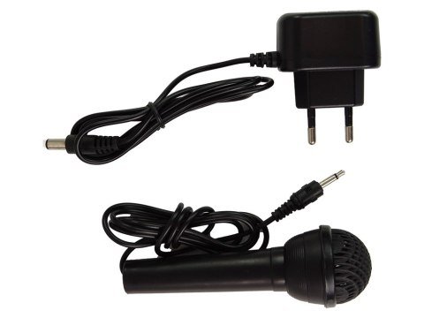 Keyboard z Mikrofonem Instrument Muzyczny Dla Dzieci Czarny