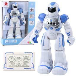 Robot Edukacyjny Zdalnie Sterowany RC Mówi Tańczy Światła Dźwięki Niebieski