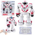 Robot Interaktywny Zdalnie Sterowany RC 16 Funkcji Światła Dźwięki Różowy