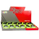 Samochód Sportowy Napęd Pull Back Metalowy Neonowy Zielony 1:43