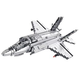 Klocki konstrukcyjne Samolot Myśliwski F-35 Lightning II Szary 1490 el.