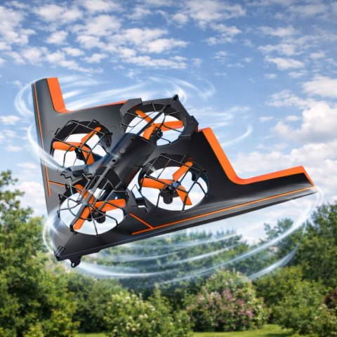 Dron Zdalnie Sterowany RC Latający Quadcopter Światła LED Aplikacja