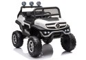 Pojazd na Akumulator Mercedes Unimog S Światła LED MP3 Pilot Biały