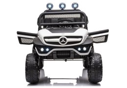 Pojazd na Akumulator Mercedes Unimog S Światła LED MP3 Pilot Biały