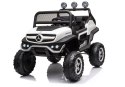 Pojazd na Akumulator Mercedes Unimog S Światła LED MP3 Pilot Biały