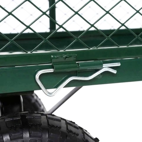 Wózek Ogrodowy Transportowy Składany Przyczepka Stalowa 200 kg