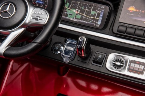 Auto Na Akumulator Mercedes G63 4X4 XXL 24V14AH Czerwony Lakierowany