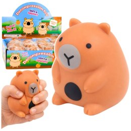 Gniotek Antystresowy Kapibara Miękki Squishy Brązowa 7 cm