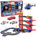 Parking Wielopoziomowy 4 Poziomy Z Windą Helikopter Autka 70 el.