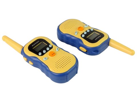 Zestaw Walkie Talkies Krótkofalówki Dla Dzieci Niebieskie
