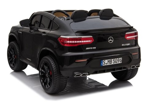 Auto na Akumulator Mercedes GLC 63S Dwuosobowy LED MP3 Czarny Lakierowany