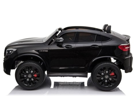 Auto na Akumulator Mercedes GLC 63S Dwuosobowy Światła LED MP3 Czarny