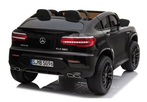 Auto na Akumulator Mercedes GLC 63S Dwuosobowy LED MP4 Czarny Lakierowany