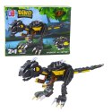 Klocki Konstrukcyjne Zestaw Dinozaur Robot 2w1 153-179 el. Mix