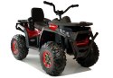 Quad na Akumulator XMX607 Światła LED MP3 Czerwony Lakier