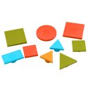 Kreatywne Puzzle Geometryczne Mozaika Układanka Edukacyjna 35 el.