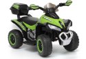 Quad na Akumulator GTS1188-A Światła LED Muzyka Schowek Zielony