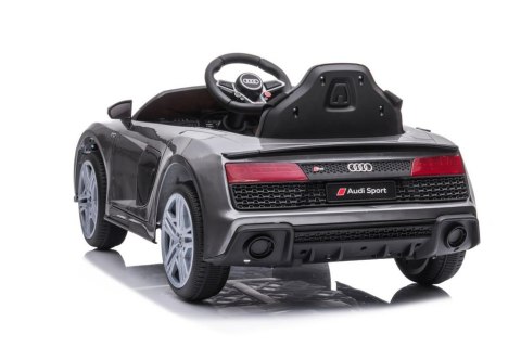 Auto Na Akumulator Audi R8 Lift A300 Światła LED Pilot Srebrne