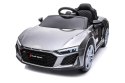 Auto Na Akumulator Audi R8 Lift A300 Światła LED Pilot Srebrne