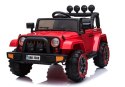 Auto Na Akumulator Jeep BRD-7588 Światła LED MP3 Pilot Czerwony 4x4