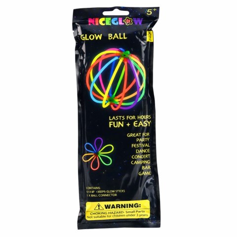 Piłka Fluorescencyjna Świecąca W Ciemnośći Neon Stick 12 Patyczków