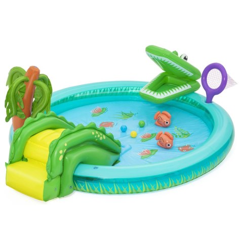 Dmuchany Plan Zabaw Krokodyl 224 x 181 x 72 cm Bestway 53166