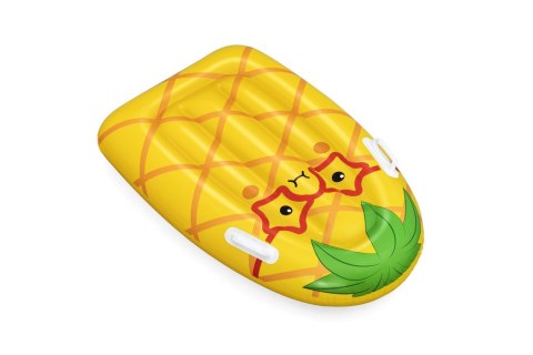 Dmuchana Deska Do Pływania Z Uchwytami Ananas Żółta 84 x 56 cm Bestway 42049